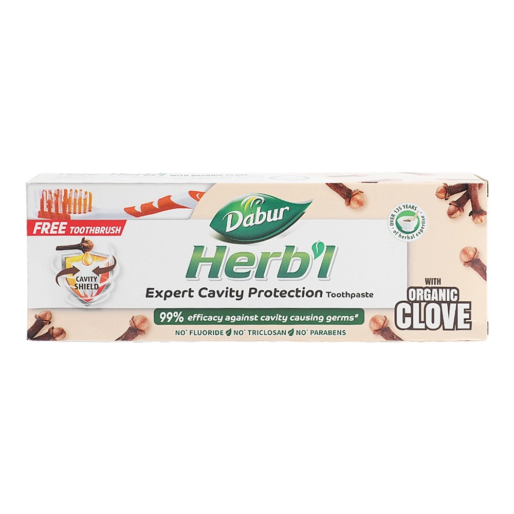 Dabur Herb'l Expert Cavity Protection Clove Toothpaste 150 g