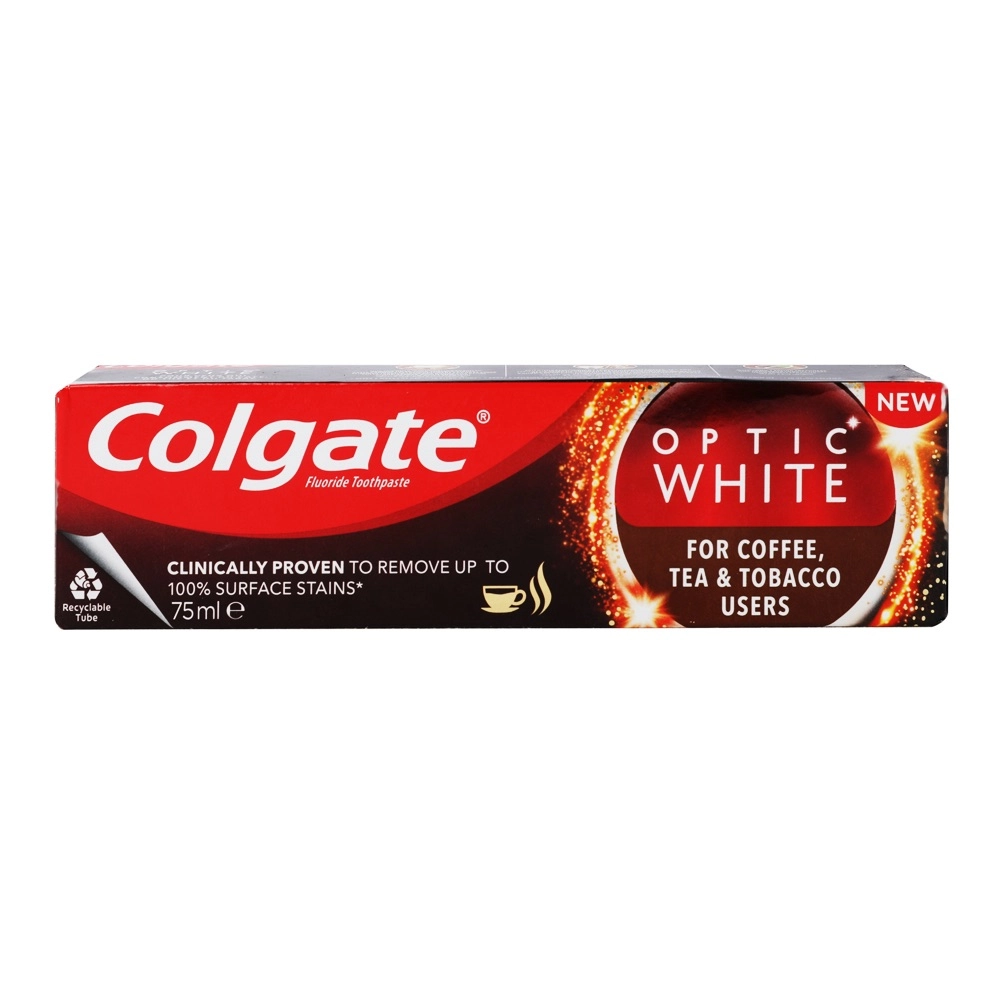 Optic White Coffee Tea and Tobacco Users Toothpaste 75 ml