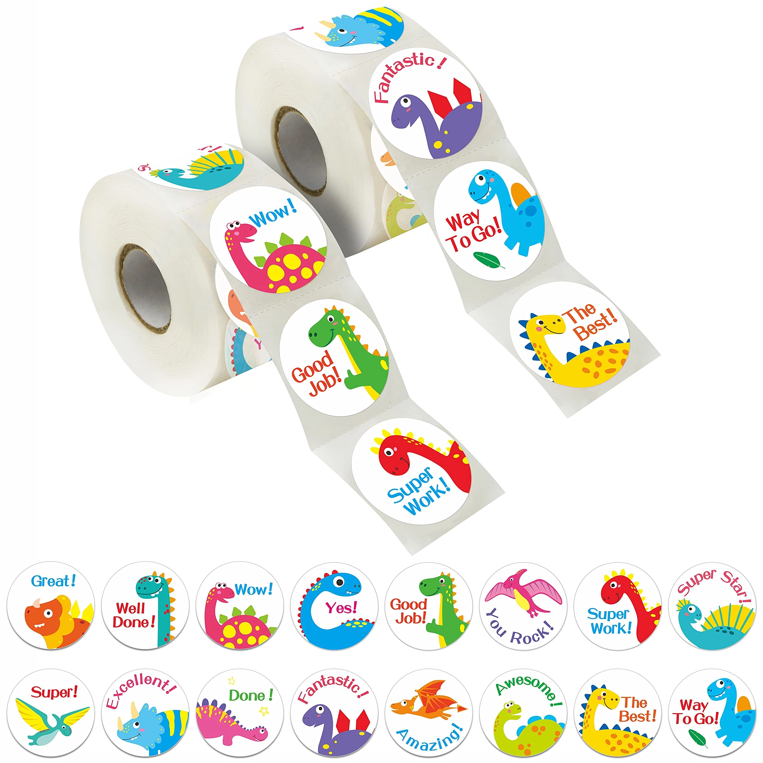 Hebayy Cartoon Animal Stickers - Paper 600 piece(s)