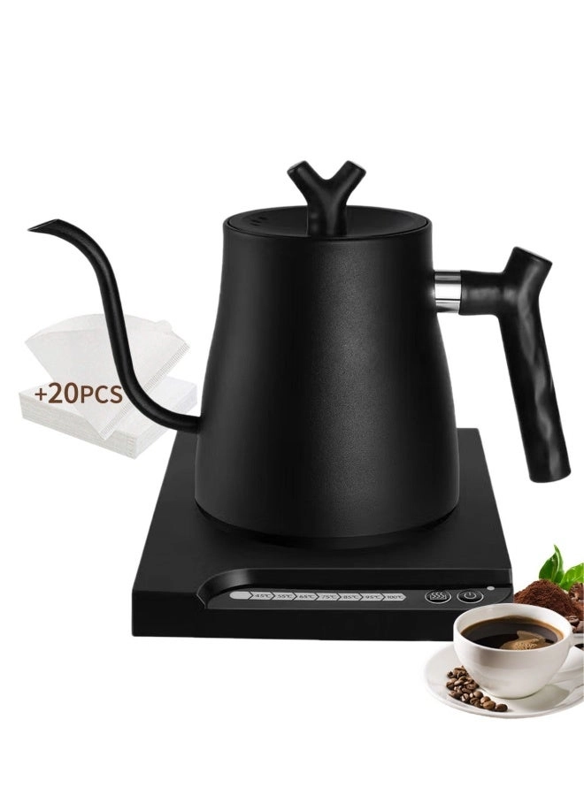 MIXDE Gooseneck Electric Kettle 1 L White