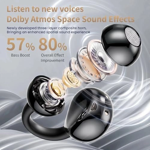 Open Ear Clip Wireless Headphone