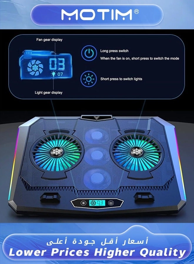 Laptop Cooling Pad - 5 fans 10-15.6 inch