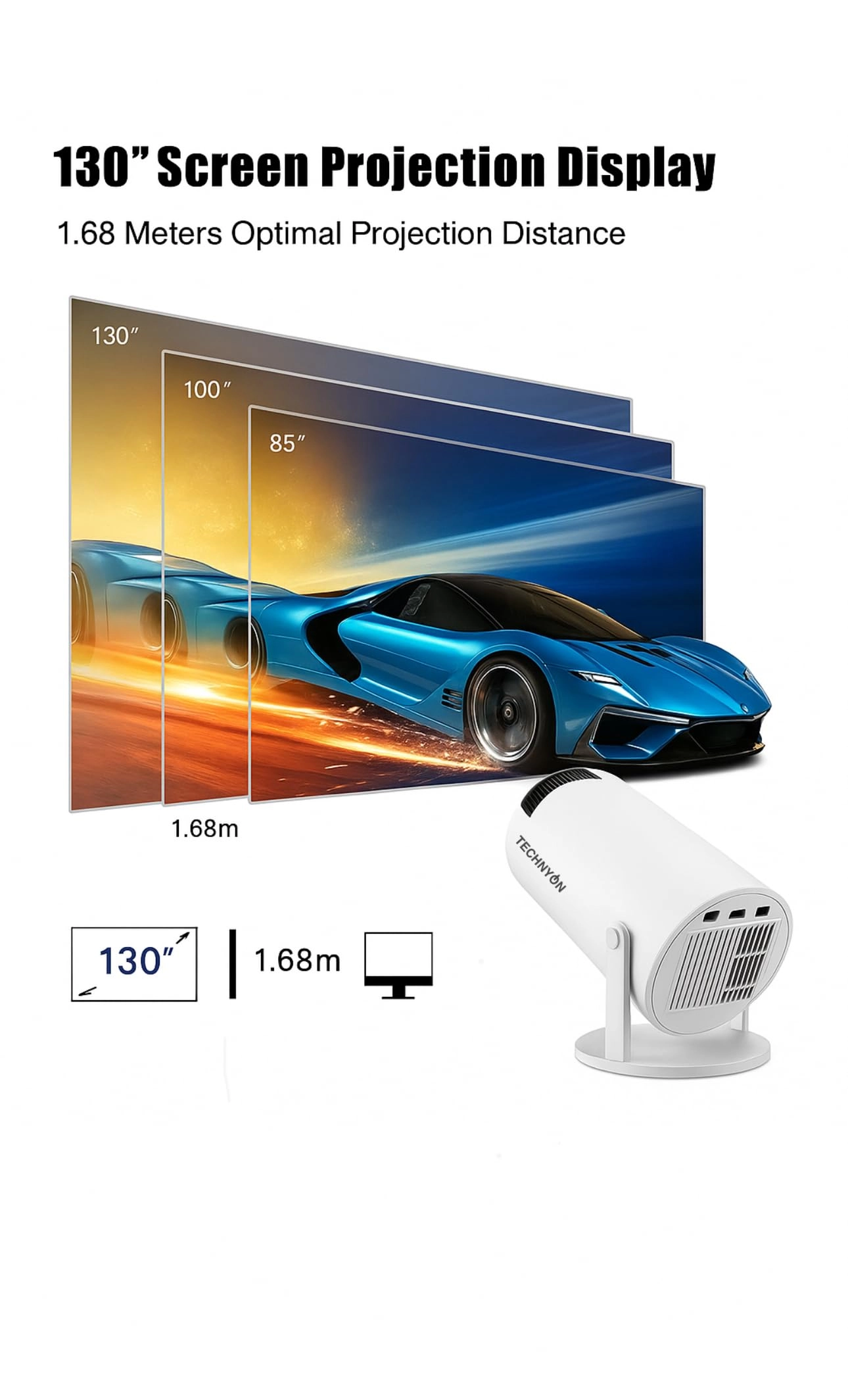 HY300 PRO+ 12000 Lumen 1280 x 720