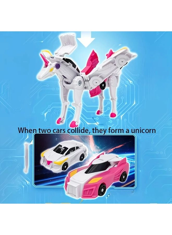 Transforming Unicorn Toy Car - 2 pcs