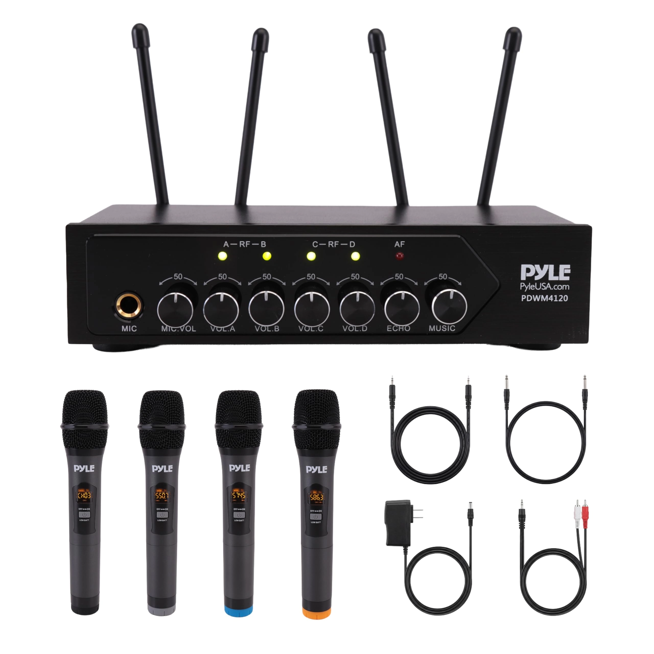 Pyle PDWM4120 - 4 UHF