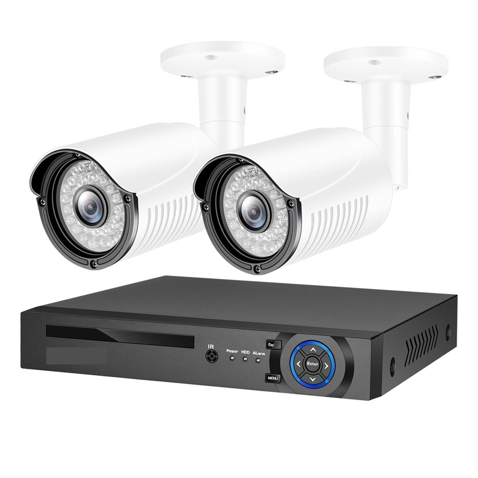 RKYRRKI 4CH NVR - 4T + 4K 8MP Security Camera - 2