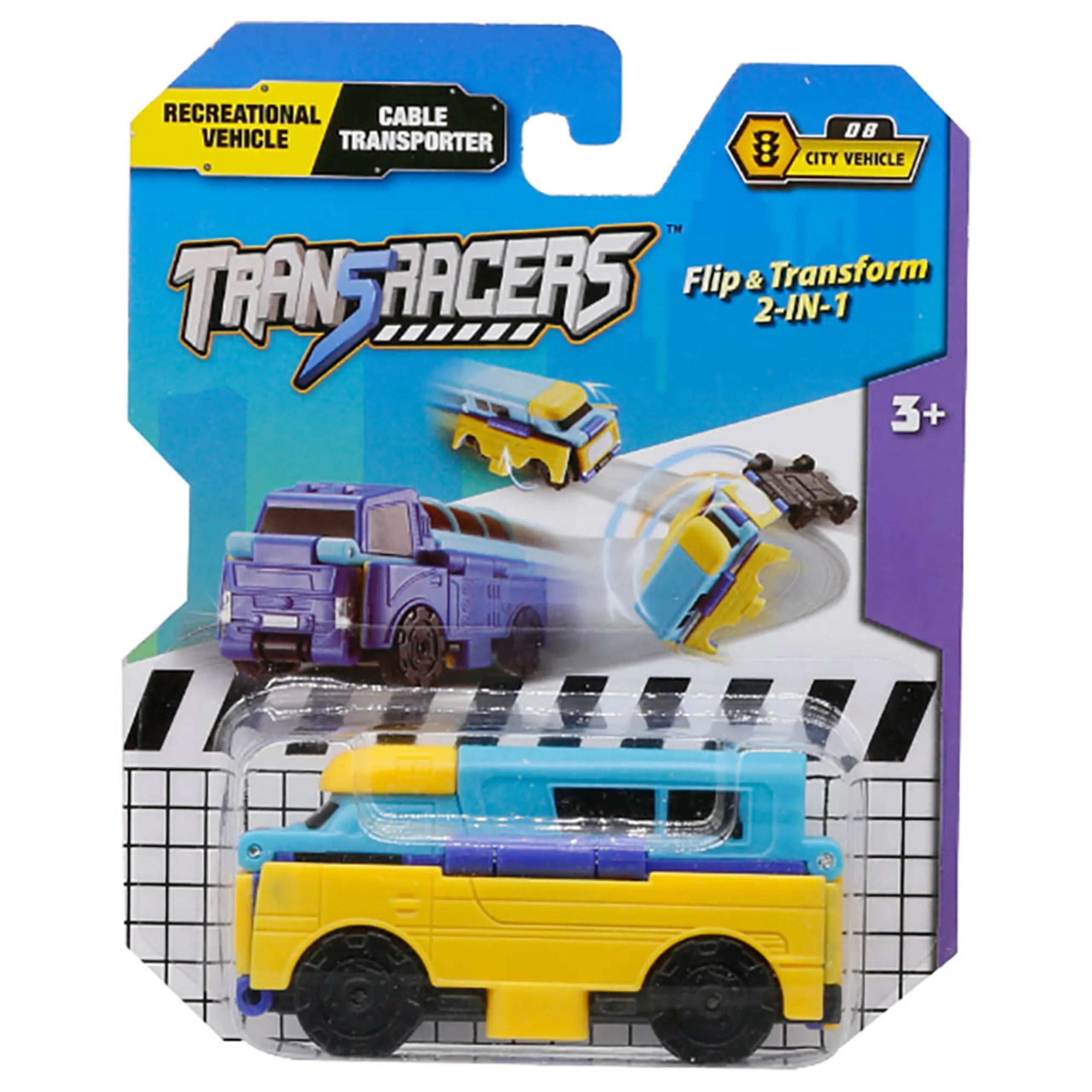 Transracers 2-In-1 Flip Vehicle - Dolphin Pocket Car