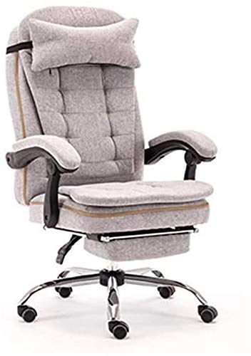 Reclining Chair - Fabric Cotton Black