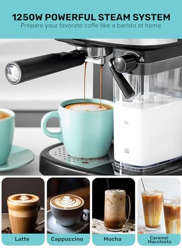 Espresso & Cappuccino Coffee Machine GCM1215