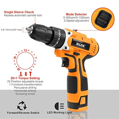 Cordless Drill - 16.8V + Cordless Screwdriver Set