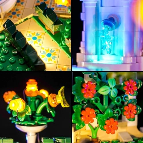 Remote Control Light Kit - Compatible with 10359 Fountain Garden LED Lighting Set