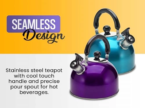 Stovetop Whistling Tea Kettle - 4 Liters