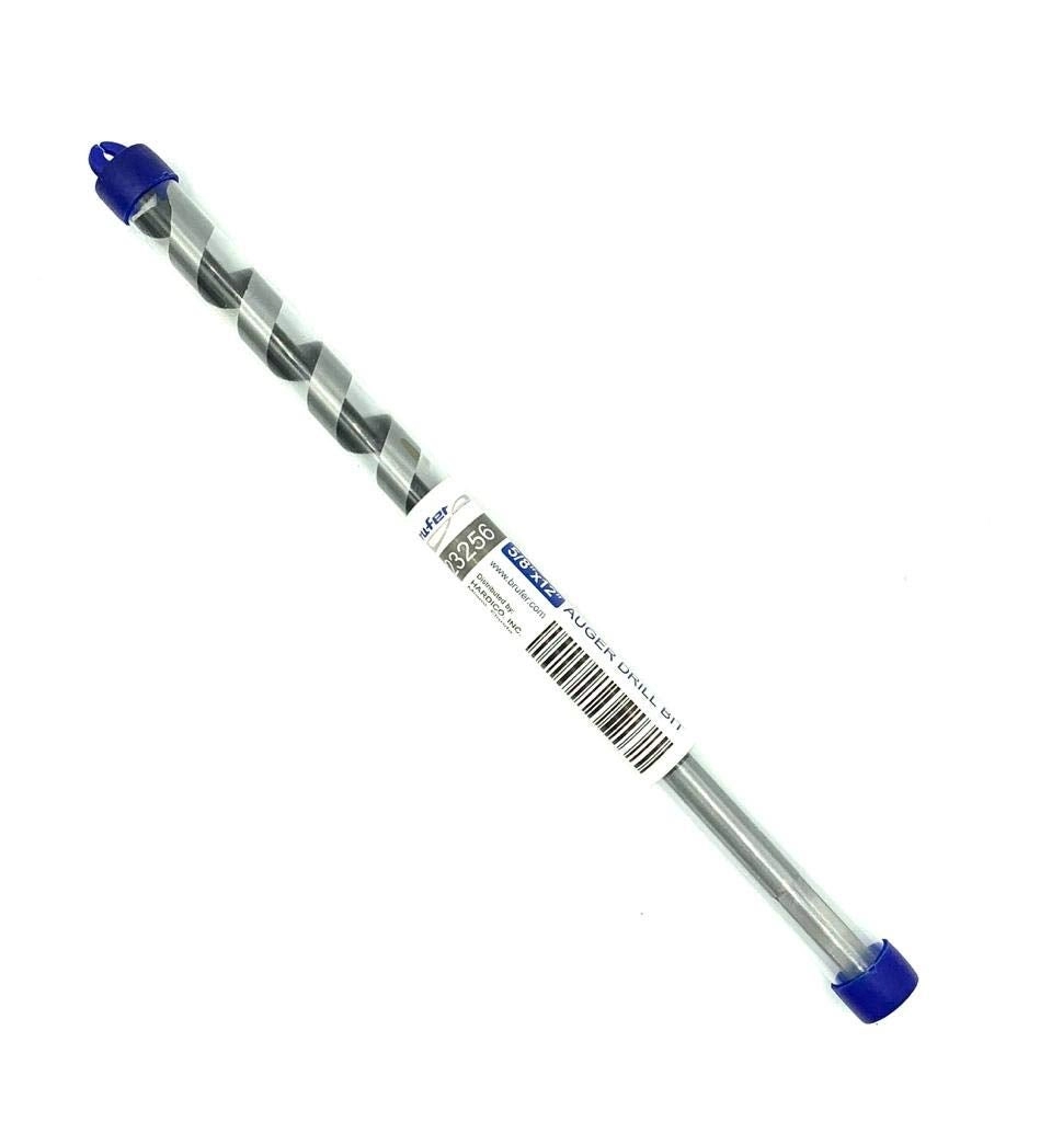 BRUFER Quality Products 23256 Auger Drill Bit - 5/8" x 12"