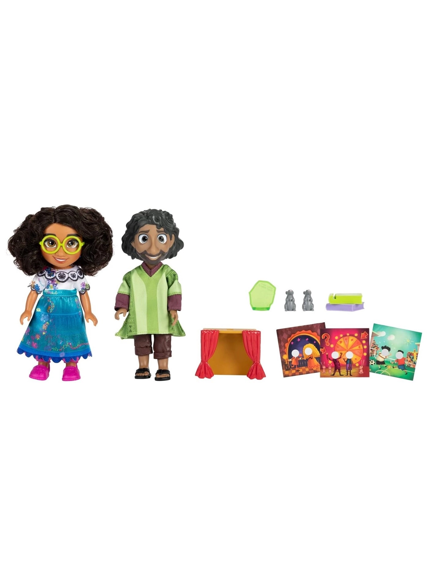 Mirabel Petite Doll - 6 Inches Tall + Bruno Petite Doll