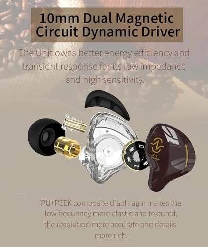 Coffee Bean Wired Earbud