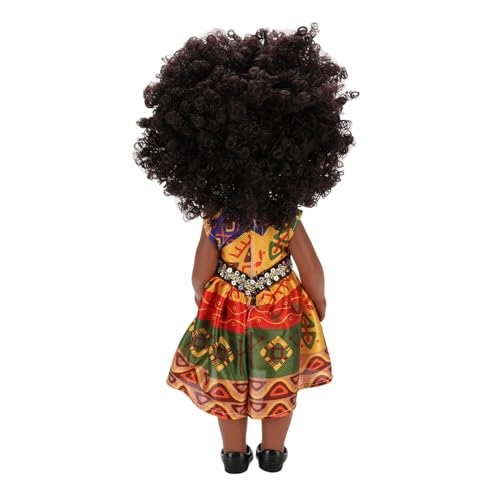 Fashion Doll - 14 Inch Afro hairstyle Changeable Clothes