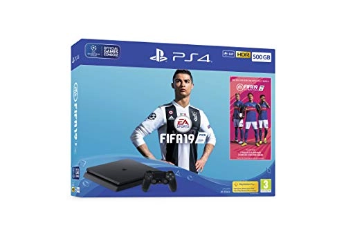 PlayStation 4 slim - 500GB + DUALSHOCK 4 + FIFA 19