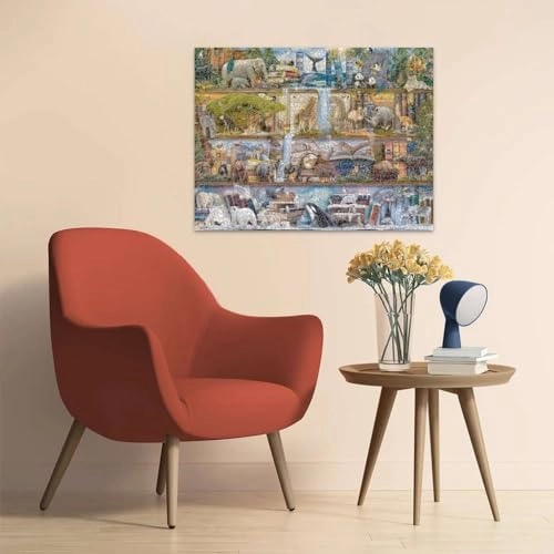 Wild Kingdom Shelves Puzzle (1881649066953) - 2000 pcs