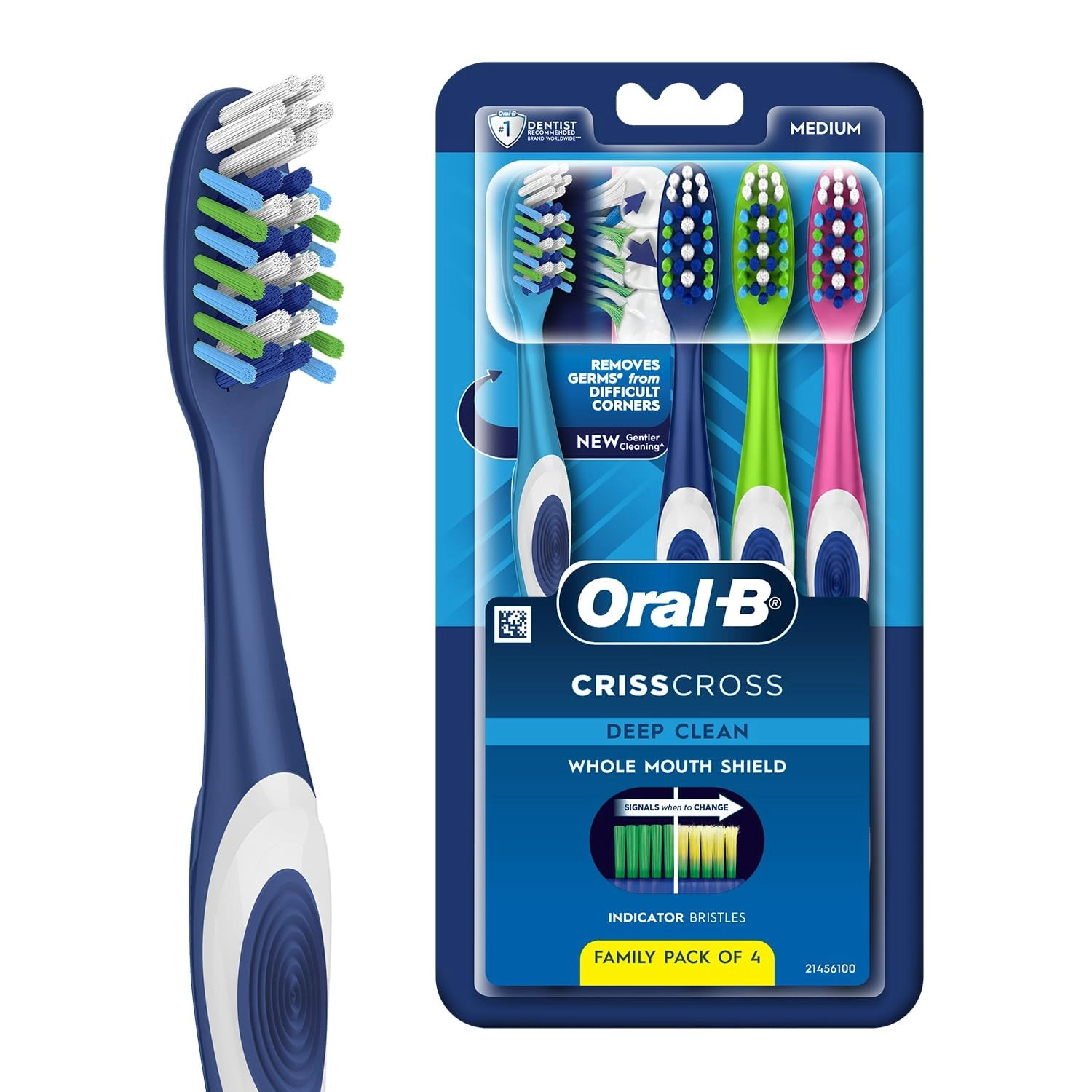 Procter & Gamble Cross Action - Medium 4-Piece Pack