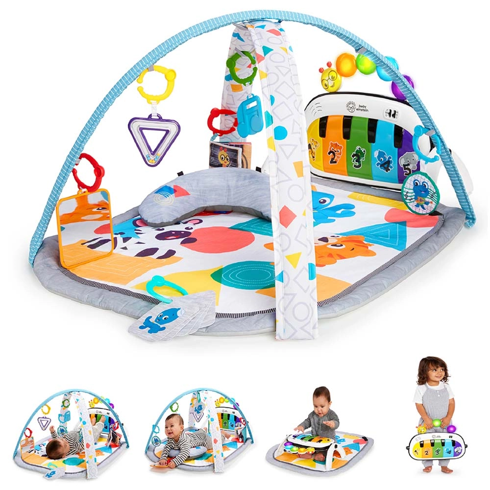 4-in-1 Kickin’ Tunes Musical Meadow Music & Language Discovery Gym - 0 months