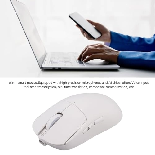 AI Voice Mouse - 2.4G Bluetooth Wired