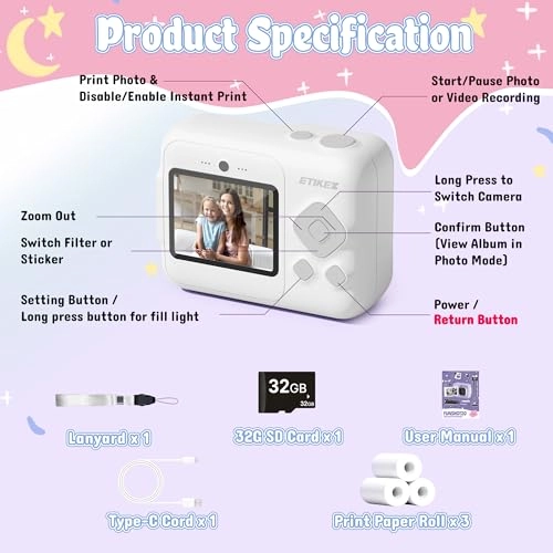 Funshot 20 - Instant Print 1080P 32GB