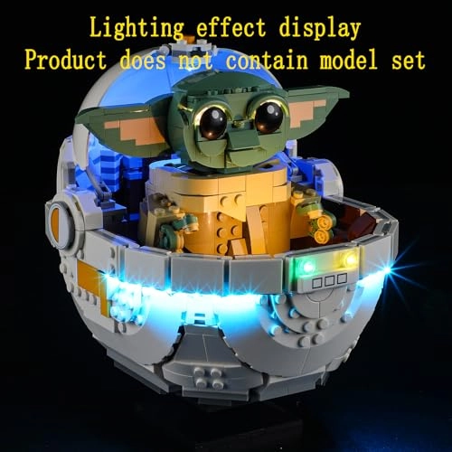 LED Light Kit for LEGO Grogu with Hover Pram 75403
