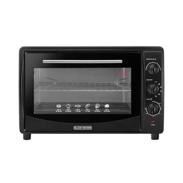 Black & Decker Double Glass Multifunction Toaster Oven with Rotisserie