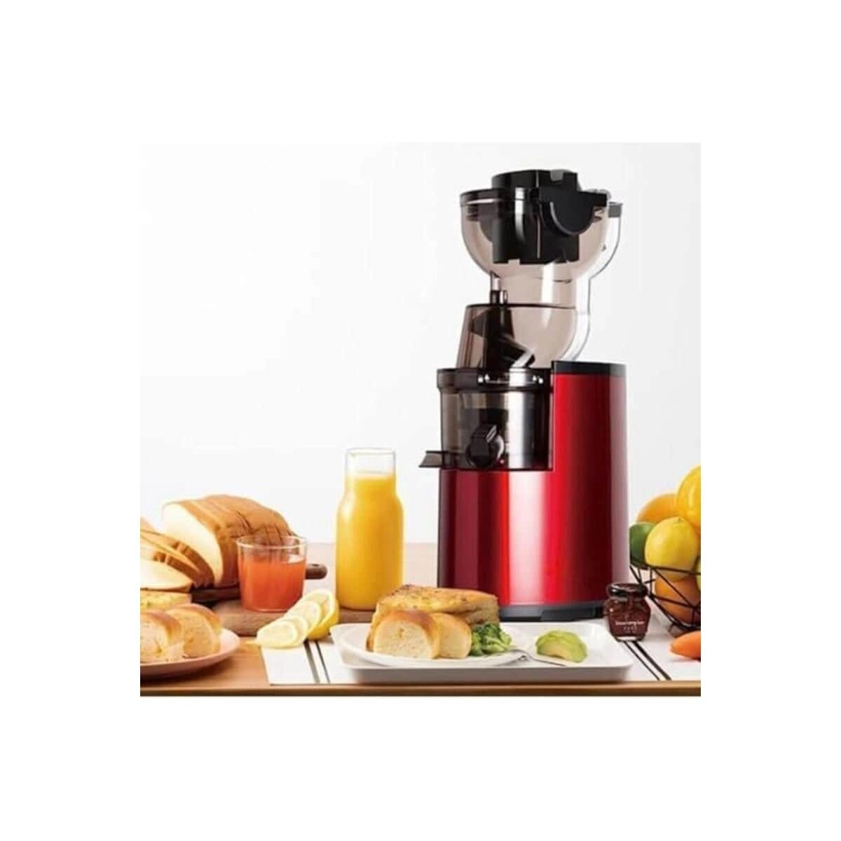 3-in-1 Cold Press Juicer - Stainless Steel Slow Juicing