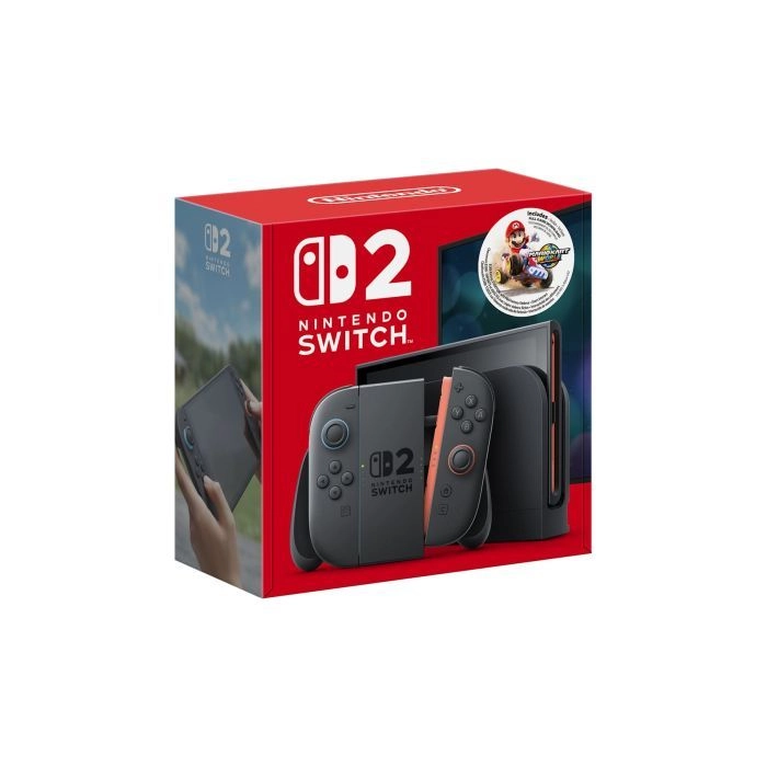 Switch 2 - 256GB + Charging Grip + Carrying Case