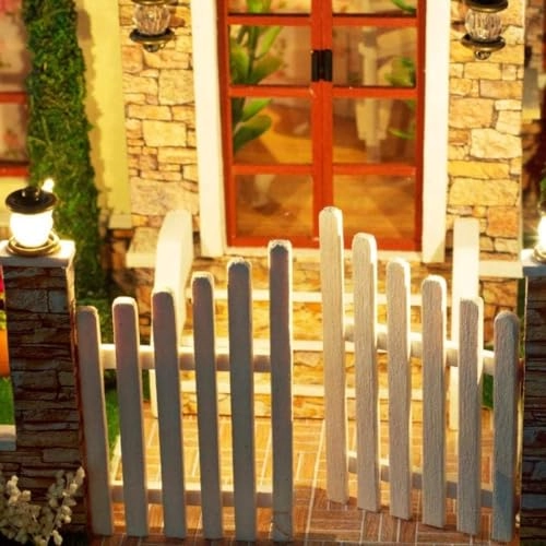 Miniature Dollhouse DIY Kit - Handmade Puzzle Wooden House