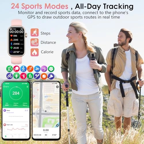 Fitness Tracker Smart Watch 45.6mm ABS + PC GPS