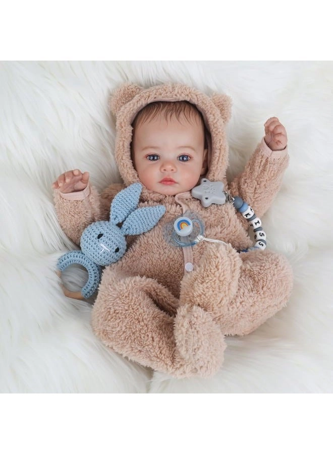 Reborn Baby Doll - 18-Inch Vinyl African American Ages 3+