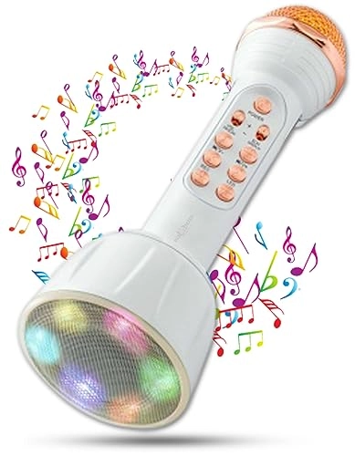 Karaoke Mic With Speaker with LED