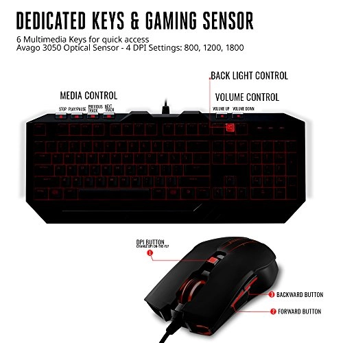 Devastator 3 Keyboard + Devastator 3 Mouse - Wired