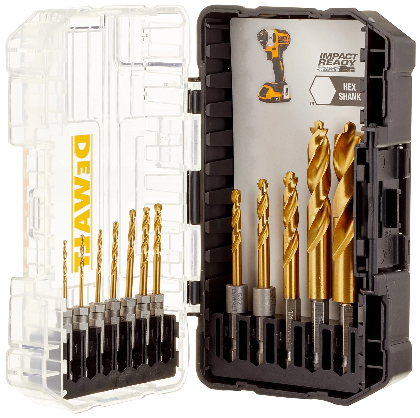 Drill Bit Set - Titanium Nitride Coating 12 Piece