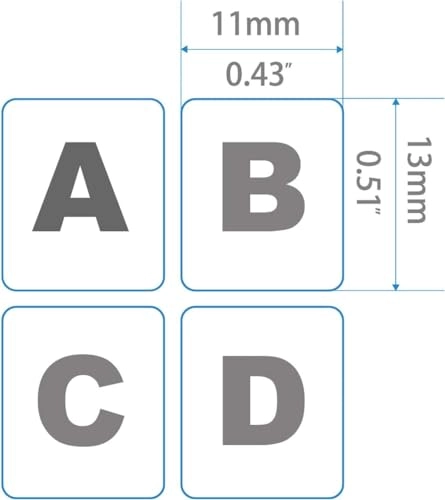 Universal Keyboard Stickers - Russian