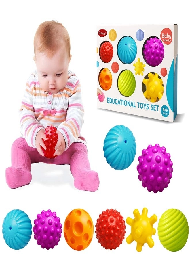 ROHSCE Baby Balls - Bath Toys 6 Pack