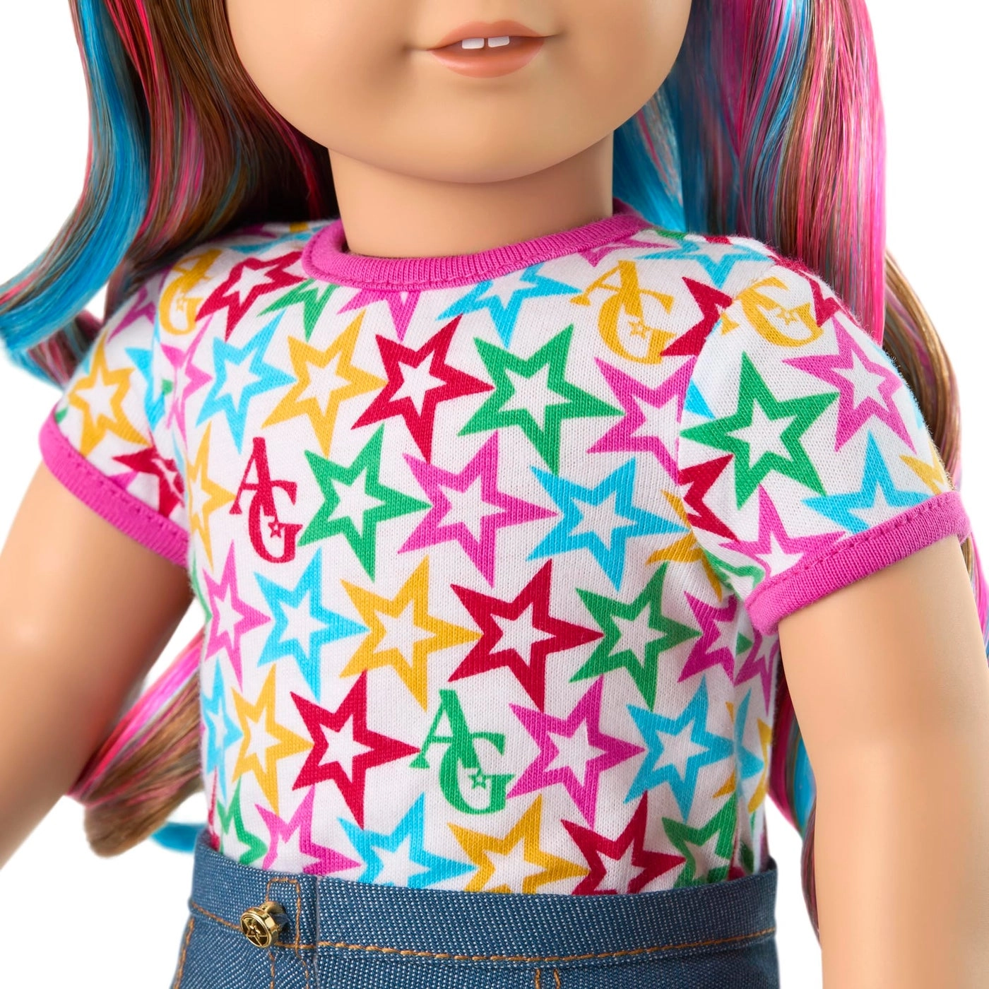 Truly Me Doll - 18-inch Light-to-Medium Skin Wavy Caramel Hair Ages 6+