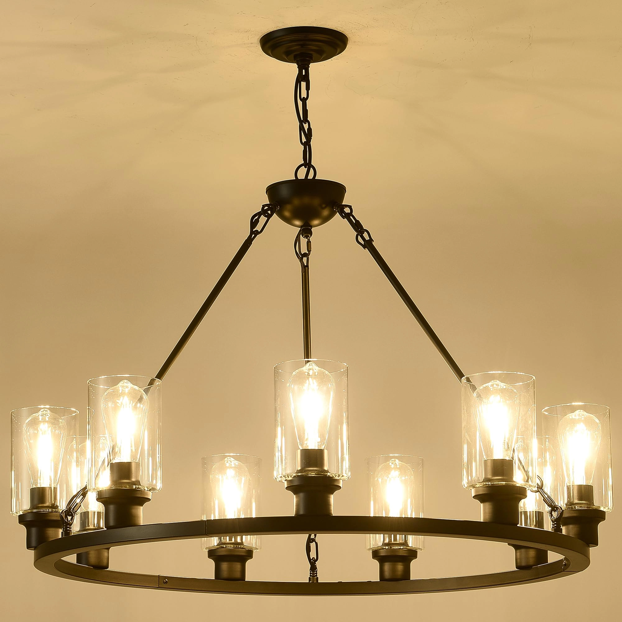 JTYKHNM crystal chandelier - Dimmable