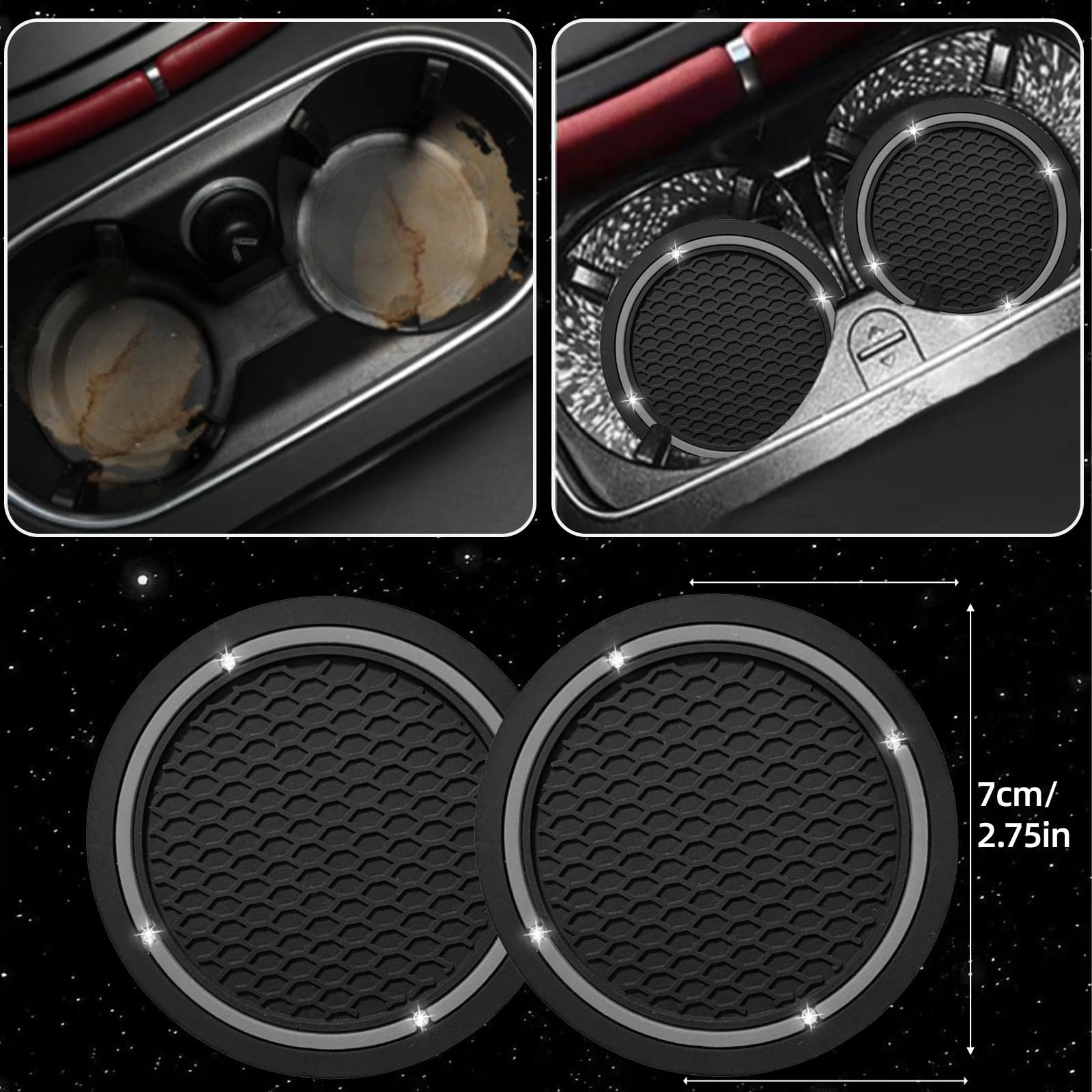 Bling Car Accessories Set