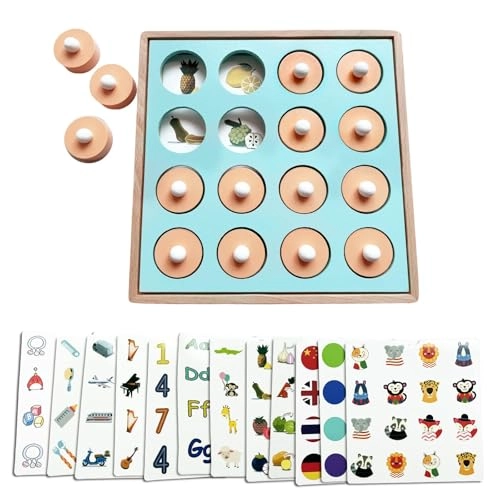 Wooden Memory Match Game - 3+ 40 pieces