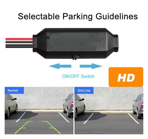 Reverse car rear view camera - Night vision Wired 720 x 540 pixels