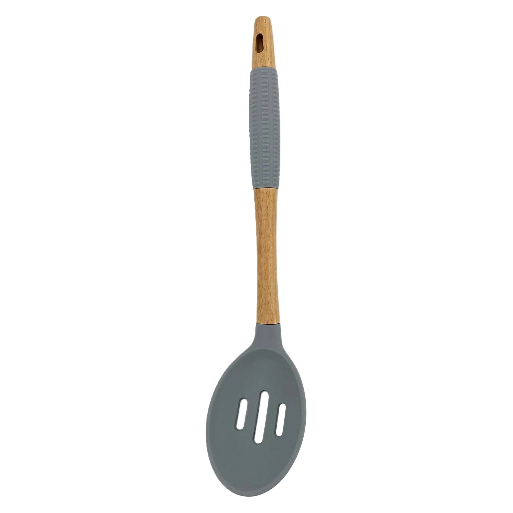 Silicone Head Slotted Spoon