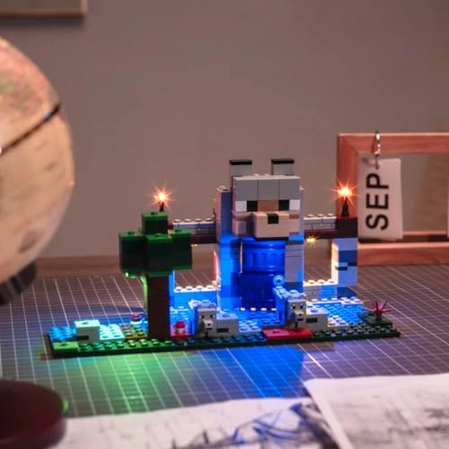 LED Light Set - Compatible with Lego 21261 The Wolf Stronghold