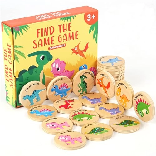 Memory Matching Game Dinosaur - 4 5 6 Years Old 24Pcs