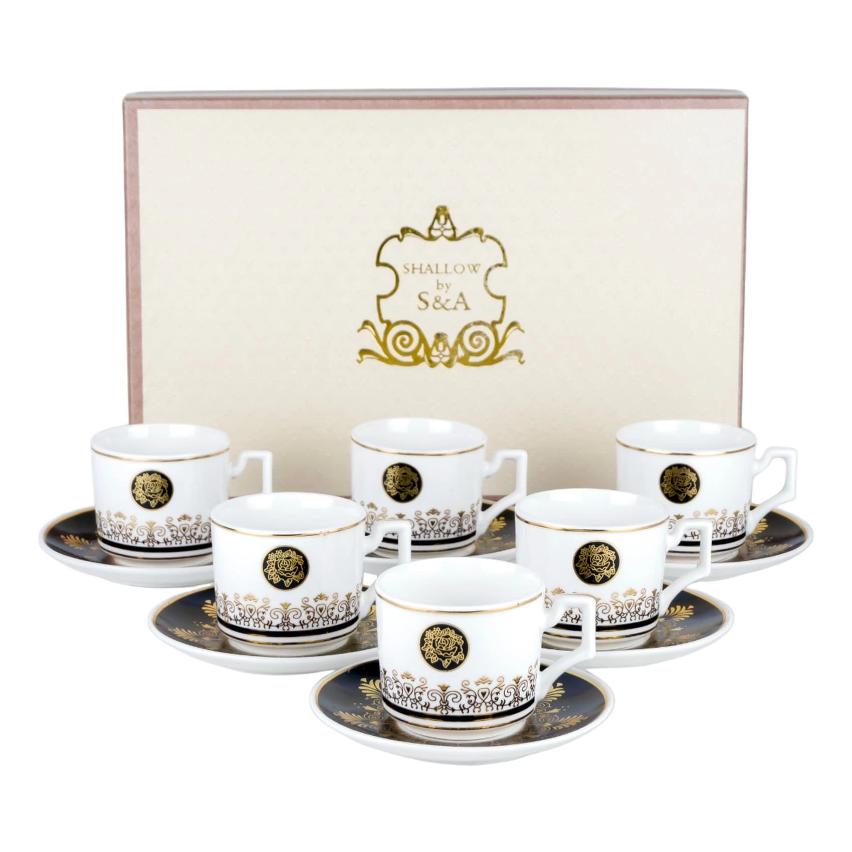 Shallow Tea Cup - 6 pcs