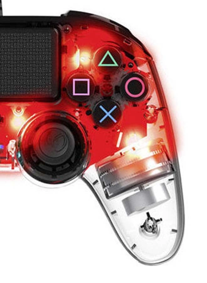 Wired Illuminated Compact Controller (PS4) Red