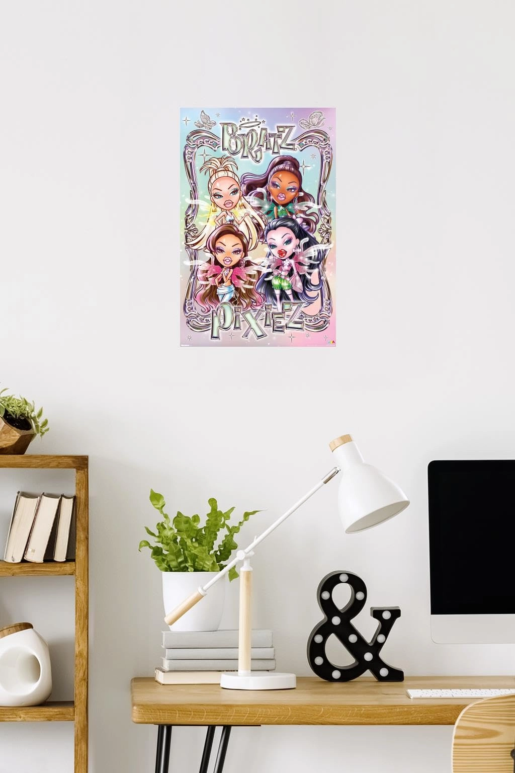 Pixiez Wall Poster - Paper 22.4"L x 14.7"W