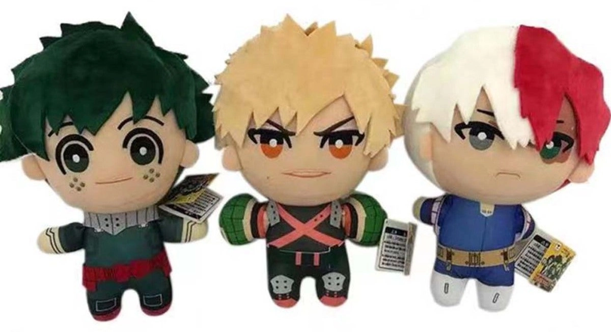 Green Tiger My Hero Academia - Izuku Midoriya, Katsuki Bakugou, Shouto Todor - 25 cm